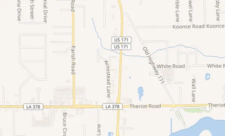 map of 271 N Highway 171 Lake Charles, LA 70611