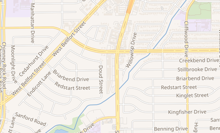 map of 10806 S Post Oak Rd # 200 Houston, TX 77035
