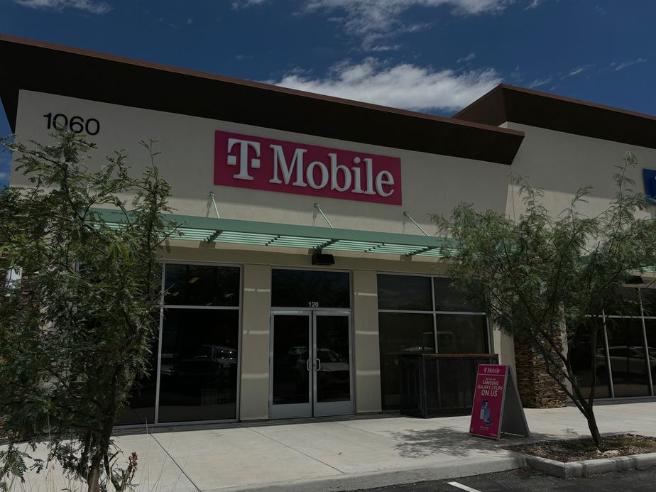Exterior photo of T-Mobile Store at S Harrison Rd & E Old Spanish Trail, Tucson, AZ