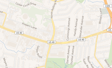 map of 1099 N Rolling Rd Catonsville, MD 21228