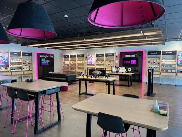Interior photo of T-Mobile Store at Peachtree Pkwy & Ryan Rd NW, Norcross, GA