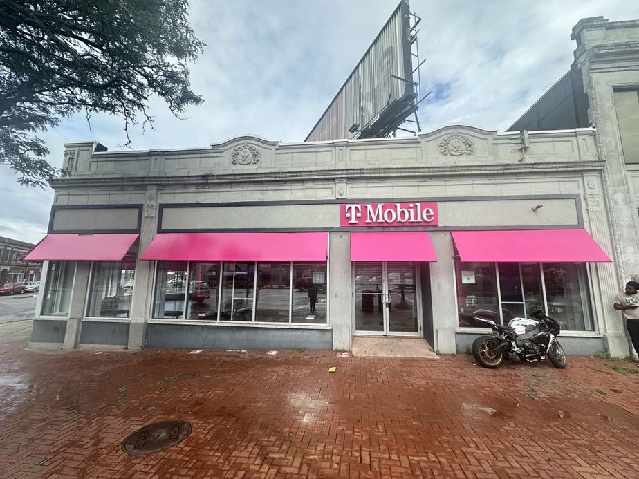 Exterior photo of T-Mobile Store at Blue Hill Ave & Cummins Pkwy, Mattapan, MA