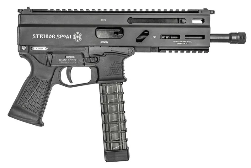 Grand Power Stribog SP9 A1 9mm Pistol 30+1 8" SP9A1 - Grand Power