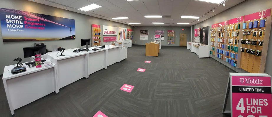 Interior photo of T-Mobile Store at E Brandon Blvd & N Mount Carmel Rd, Brandon, FL