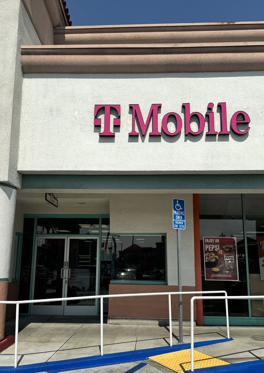 Exterior photo of T-Mobile Store at Atlantic & Floral, Monterey Park, CA