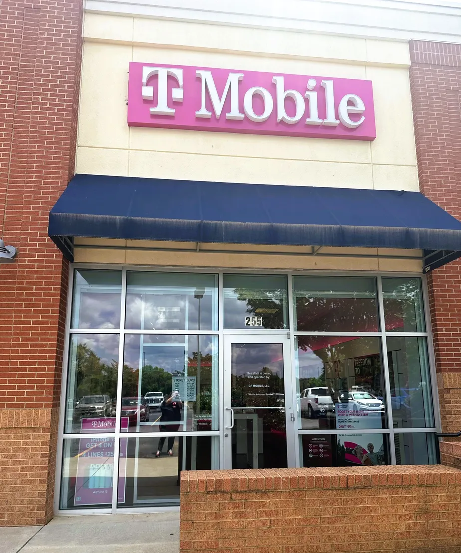  Exterior photo of T-Mobile Store at River Bend Drive, Granite Falls, NC 