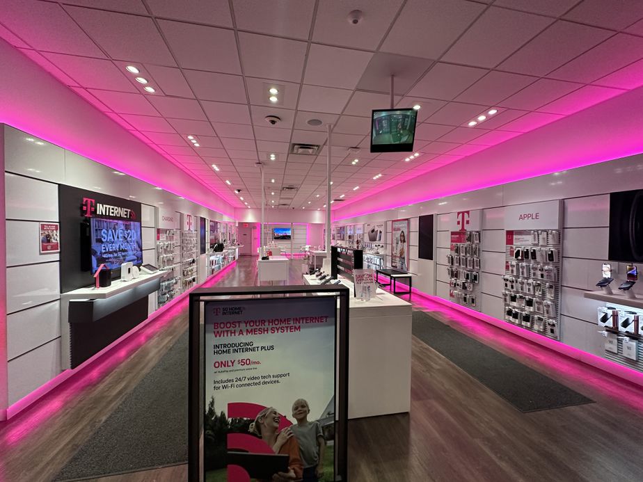 Interior photo of T-Mobile Store at Grand & Graham, Brooklyn, NY