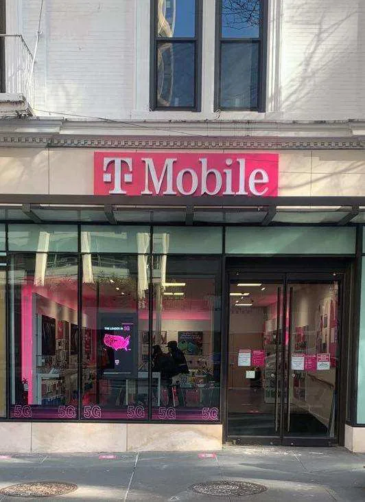 Exterior photo of T-Mobile store at 3rd Ave & E 71st St, New York, NY
