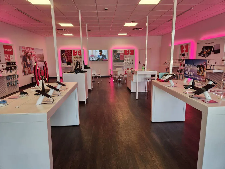 Interior photo of T-Mobile Store at Post Rd & S Benson Rd, Fairfield, CT