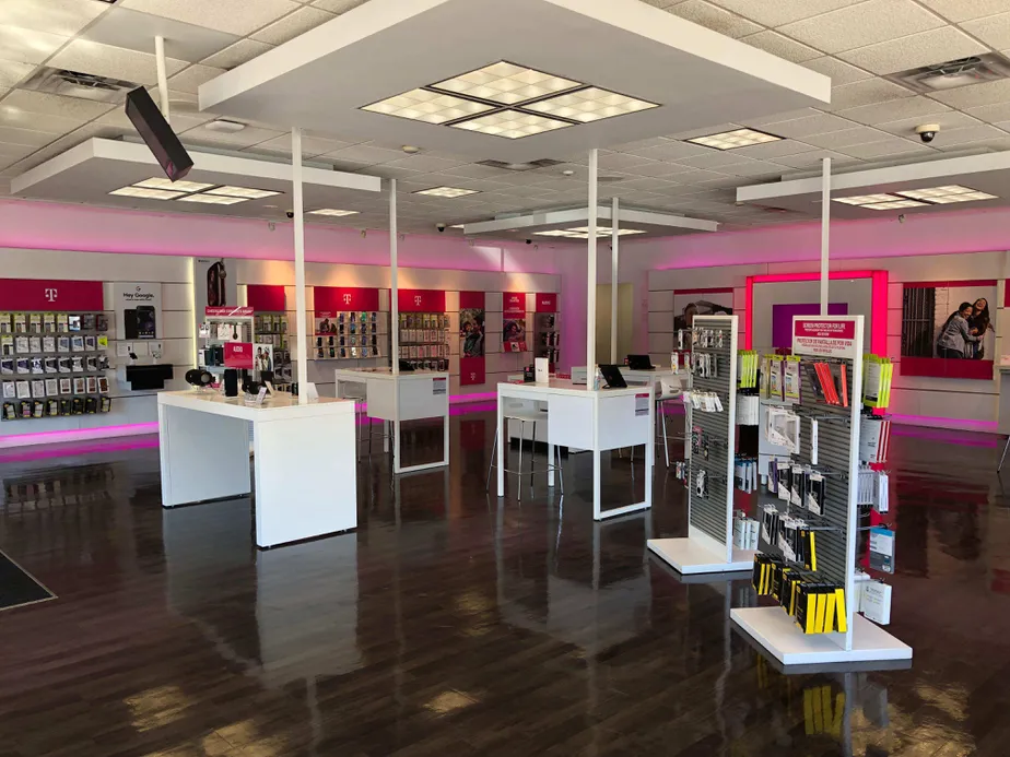 Interior photo of T-Mobile Store at Fourth St & B St, San Mateo, CA