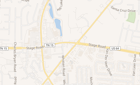 map of 6826 Stage Rd. Bartlett, TN 38134