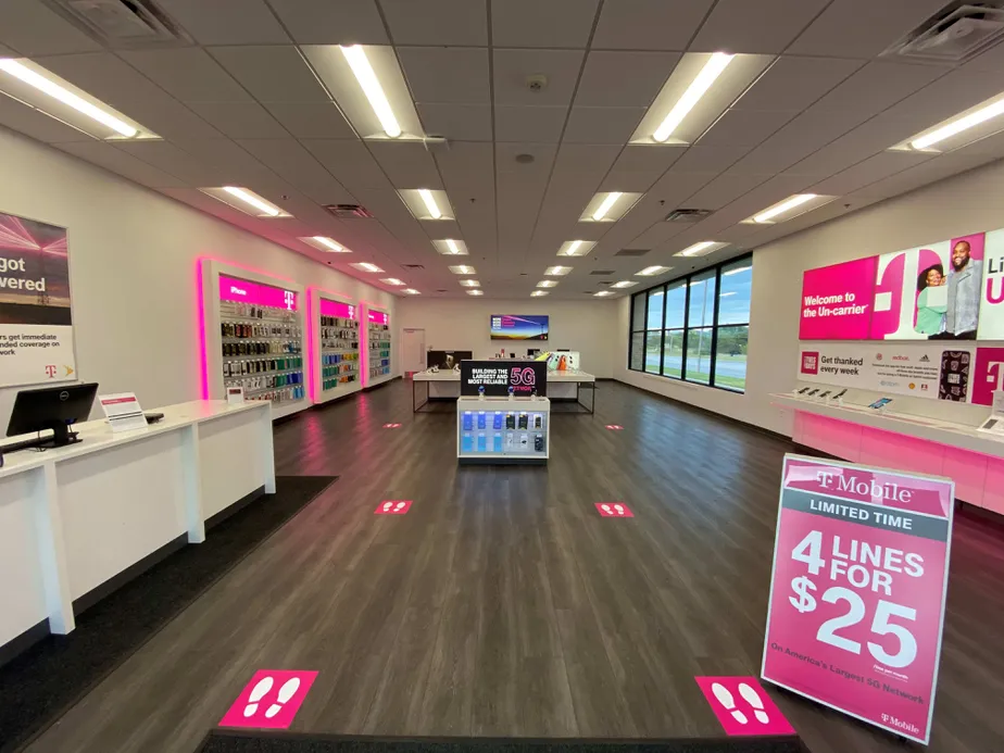 Interior photo of T-Mobile Store at S Iowa St & W 31st, Lawrence, KS