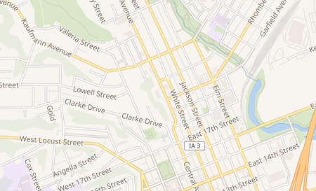 map of 2013 Central Ave Dubuque, IA 52001