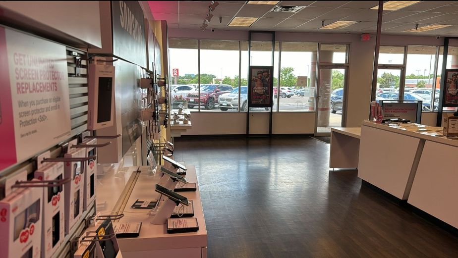 Interior photo of T-Mobile Store at Cottage Grove Plaza, Cottage Grove, MN