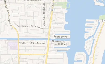 map of 1550 N Federal Hwy 13 Boynton Beach, FL 33435