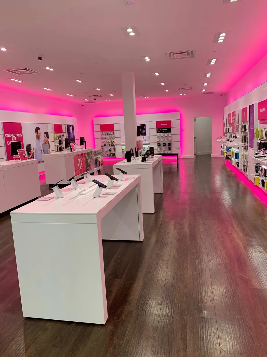 Interior photo of T-Mobile Store at South Hills Village Mall, Pittsburgh, PA
