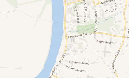 map of 604 S Riverside Dr Clarksville, TN 37040