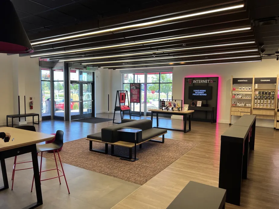 Interior photo of T-Mobile Store at The Shops at Northfield, Denver, CO