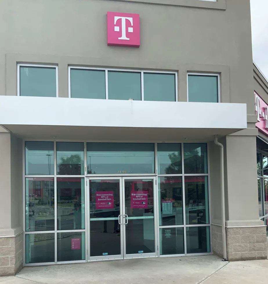 Exterior photo of T-Mobile store at Miller Lane & York Commons Blvd, Dayton, OH