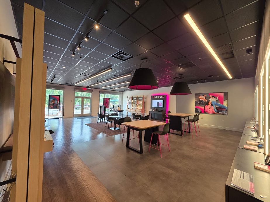 Interior photo of T-Mobile Store at Hwy 70 & Cabela Dr, Garner, NC