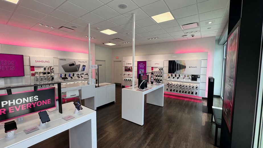 Interior photo of T-Mobile Store at Patton Ave & Regent Park Blvd, Asheville, NC