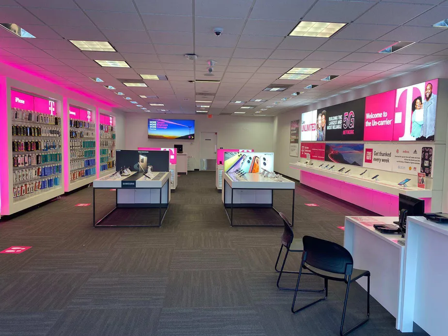Interior photo of T-Mobile Store at Interstate 35 & Loius Henna Blvd, Round Rock, TX
