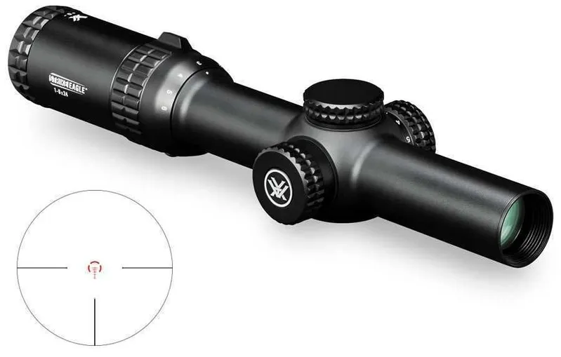 Vortex Strike Eagle 1-6x24mm Riflescope, AR-BDC Reticle SE-1624-1 - Vortex Optics