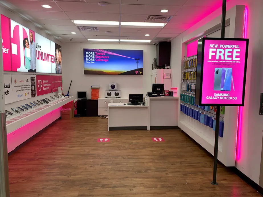 Interior photo of T-Mobile Store at McDonald St & Lazy J Trl, Lytle, TX