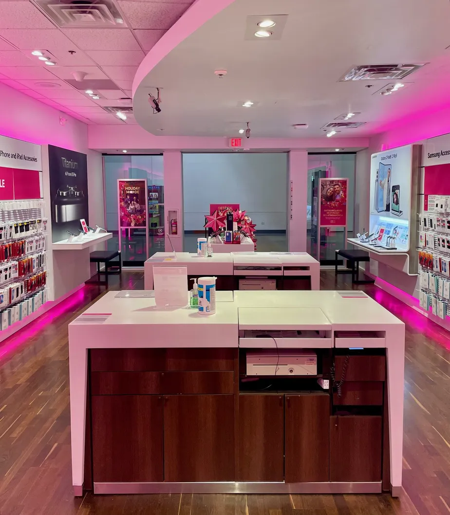 Interior photo of T-Mobile Store at Katy Mills, Katy, TX