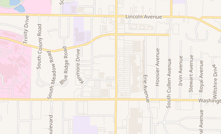 map of 823 S Green River Ste A Evansville, IN 47715