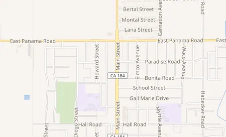 map of 10000 Main Street Lamont, CA 93241