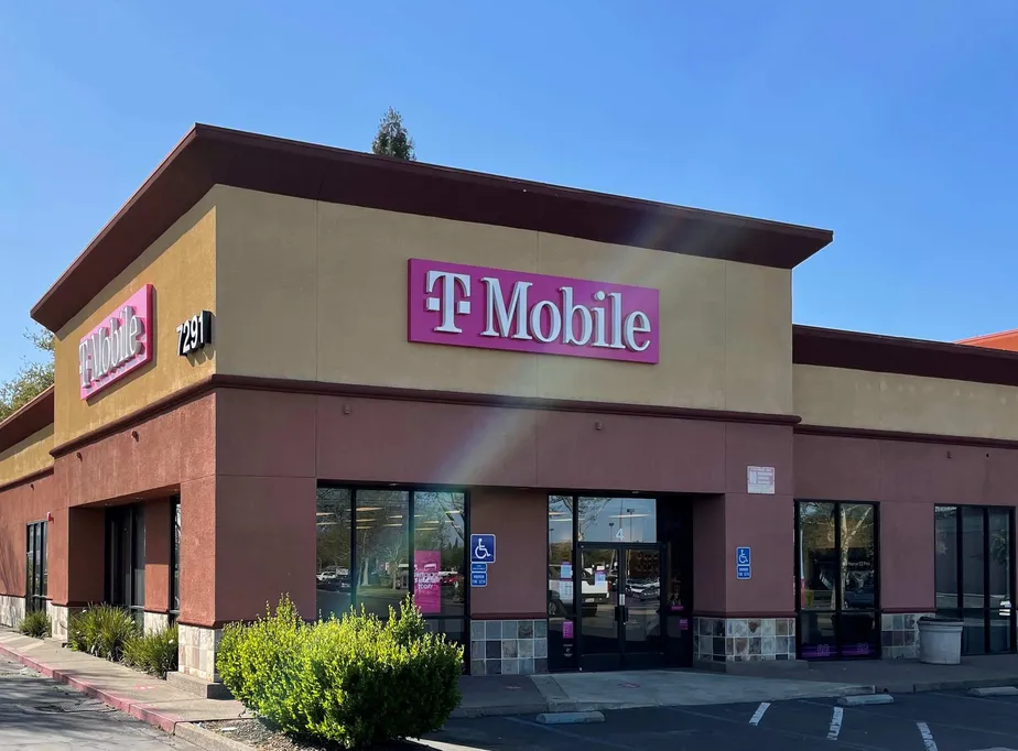 Exterior photo of T-Mobile store at Greenback Ln & County Hwy E14, Citrus Heights, CA