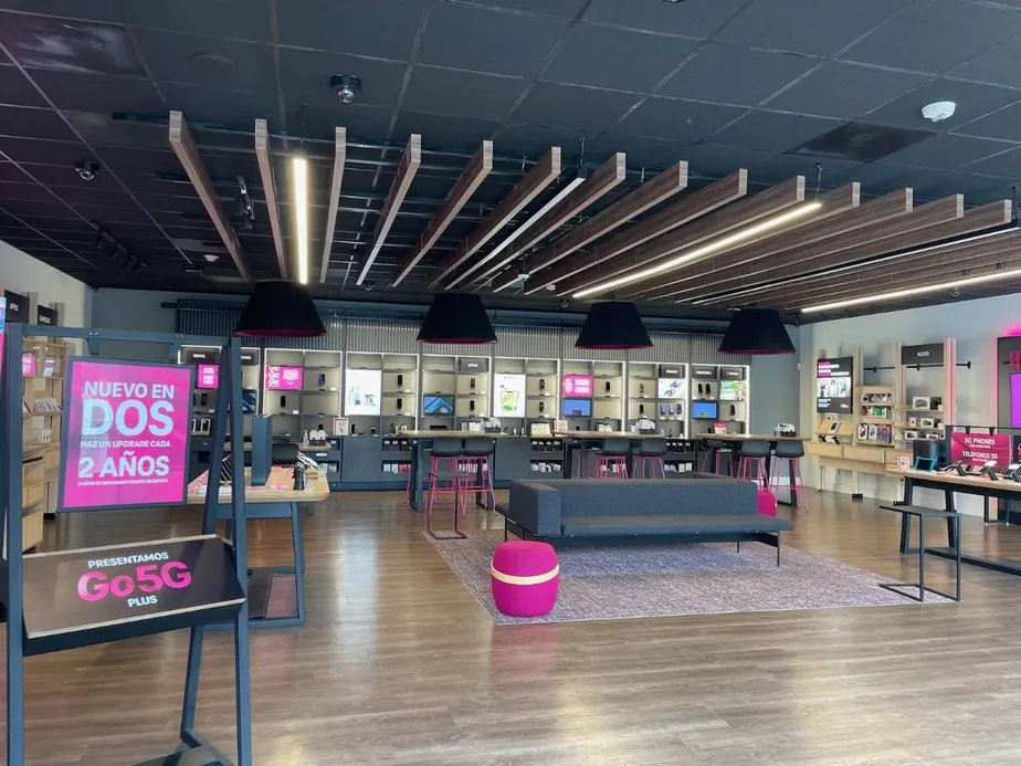 Interior photo of T-Mobile Store at Tyler St & Hwy91, Riverside, CA