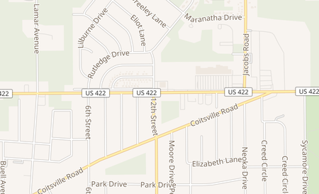 map of 669 McCartney Rd Youngstown, OH 44505