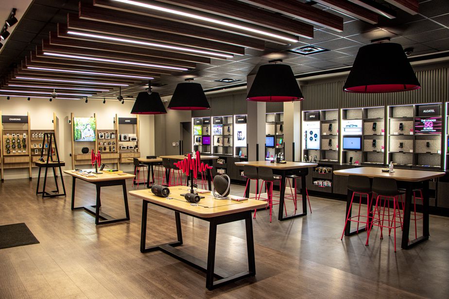 Interior photo of T-Mobile Store at Manchester Rd & Mar El Ct, Ellisville, MO