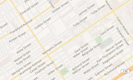 map of 3300 Aramingo Avenue 2C Philadelphia, PA 19134