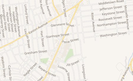 map of 1880 Stefko Blvd Unit 14B Bethlehem, PA 18017