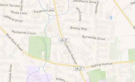 map of 6154 Colerain Avenue Cincinnati, OH 45239