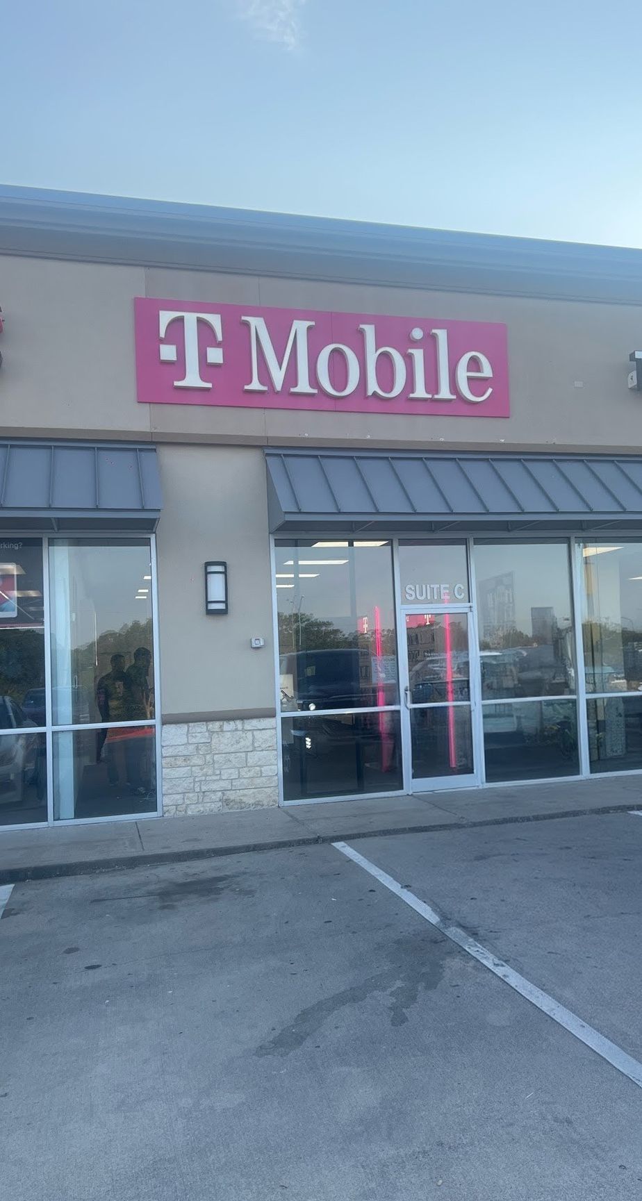 Exterior photo of T-Mobile Store at Interstate 45 S & 19th St, Huntsville, TX