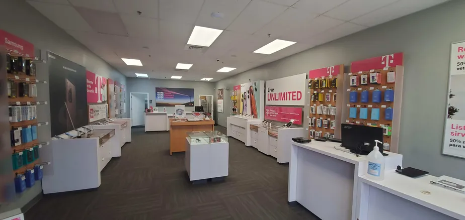 Interior photo of T-Mobile Store at W Irlo Bronson Memorial Hwy & Rolling Oaks Blvd, Kissimmee, FL