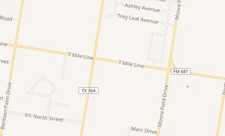 map of 2711 W. Mile 7 Rd. Mission, TX 78574