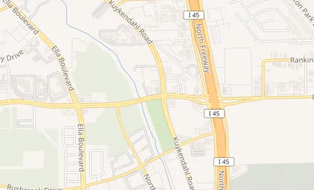 map of 320 W Rankin Rd Ste E Houston, TX 77090