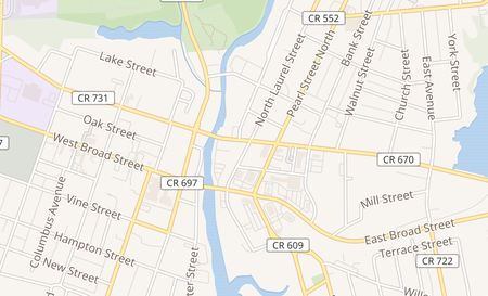 map of 8 South Laurel Street Bridgeton, NJ 08302