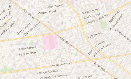 map of 805 Broadway Brooklyn, NY 11206