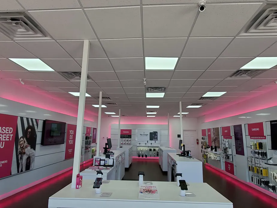 Interior photo of T-Mobile Store at N Wolfe Nursery Rd & Washington St, Stephenville, TX