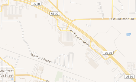 map of 3350 Lake City Highway #9122 Warsaw, IN 46580