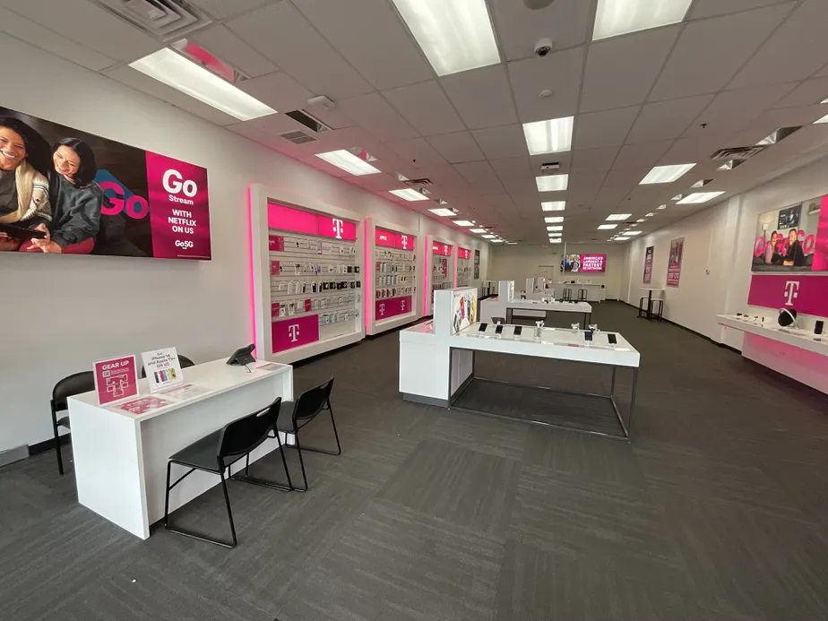 Interior photo of T-Mobile Store at New Milford Shopping Plaza, New Milford, CT