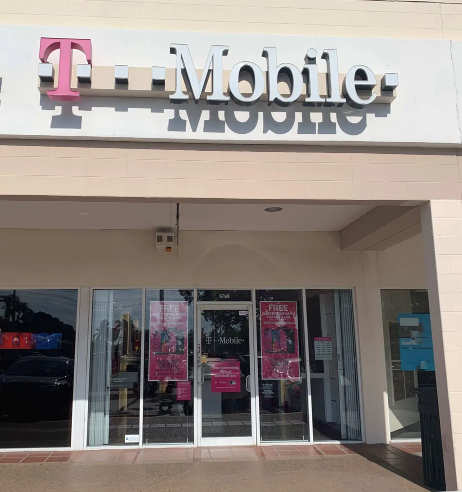Exterior photo of T-Mobile store at Bird Rd & Ludlum 2, Miami, FL