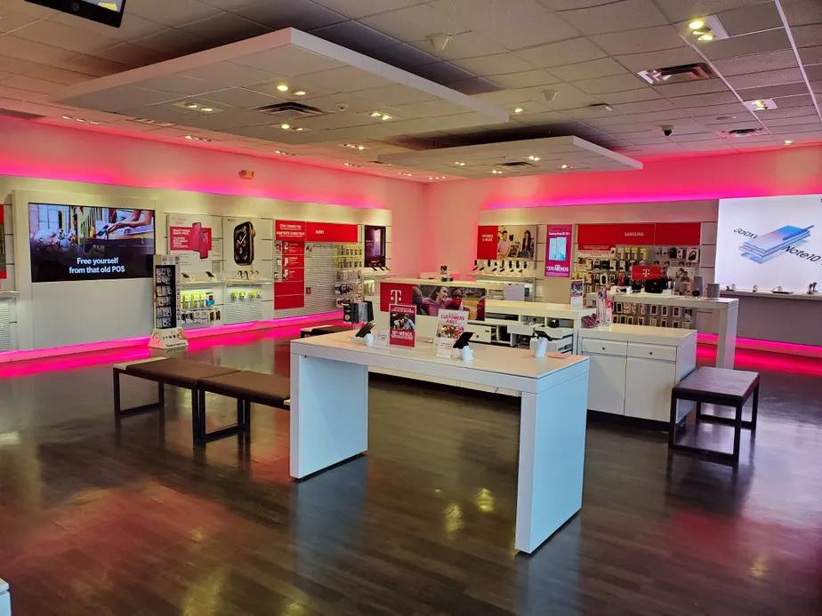 Interior photo of T-Mobile Store at I-45 & College, Houston, TX