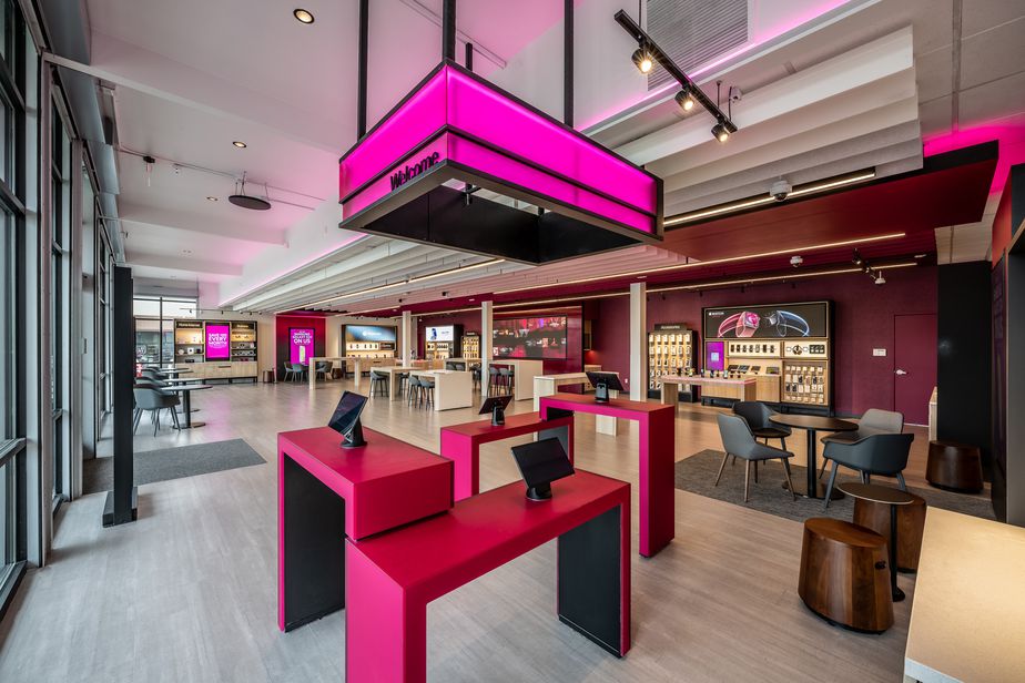 Interior photo of T-Mobile Store at 6th & Pearl, Tacoma, WA